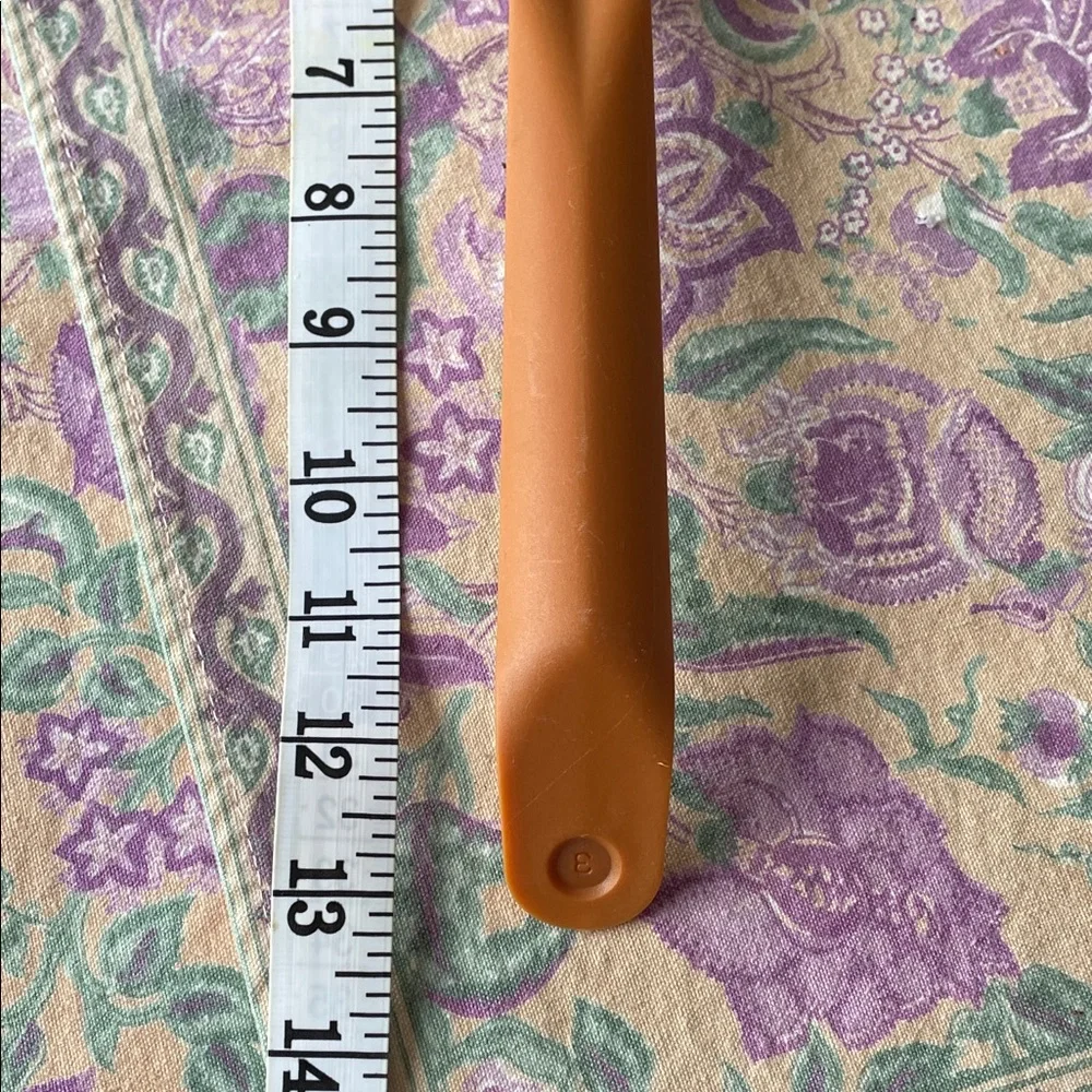 Vintage Orange Cooking Spoon